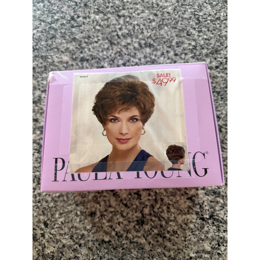 Paula Young Gentry II Wig Womens OS Brown Blonde Like New Short Layered 101